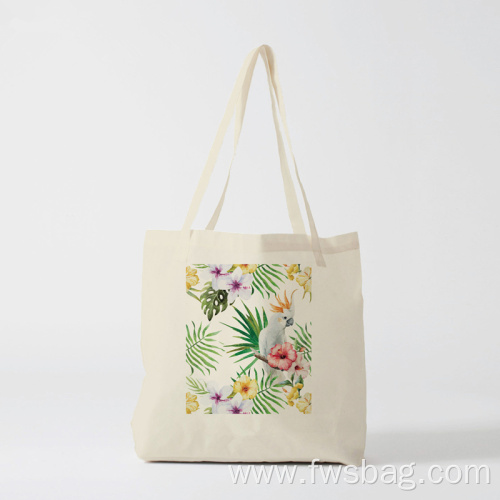 Tote Bag Custom Full Color Cotton Shopping Bag